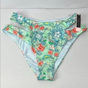 Victoria's Secret‎ Mint Floral Bikini Bottom